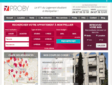 Tablet Screenshot of proby.fr